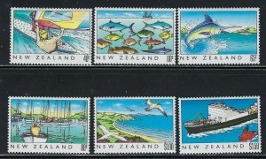 New Zealand 964-69 MNH 1989 New Zealand Heritage