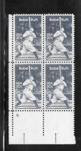 #2046 MNH Plate Block