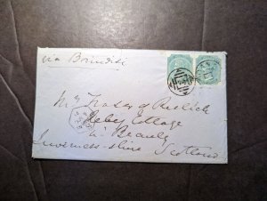 1871 Early East India Cover Bombay GPO to Beauly Scotland United Kingdom