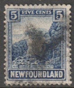 Canada Newfoundland Scott 135 - SG153, 1923 Views 5c used