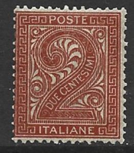 COLLECTION LOT 9546 ITALY #25 MNH 1865 CV+$24