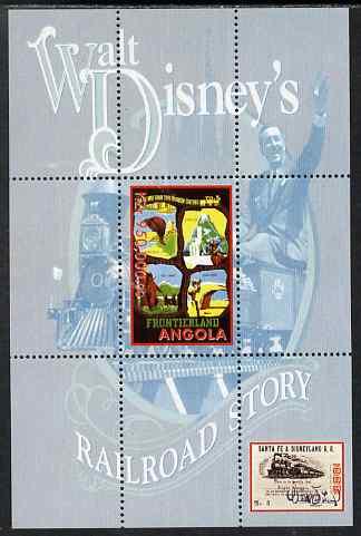 Angola 1999 Walt Disney's Railroad Story #1 perf s/sheet ...