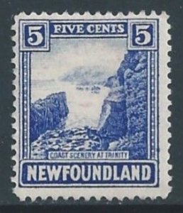 Newfoundland #135 Mint No Gum 5c Coast of Trinity