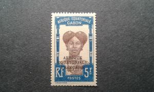 Gabon #111 mint hinged