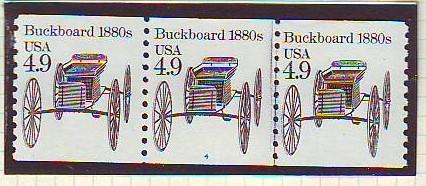 US #2124 PNC strip of 3 stamps MNH