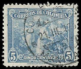 Colombia - #574 - USED - SCV-0.25