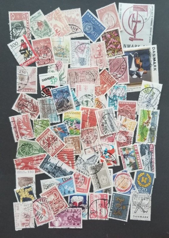 DENMARK Used Stamp Lot T4654