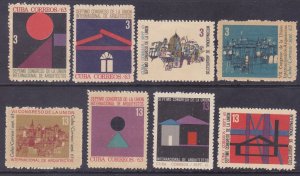 Cuba 806-13 MNH OG 1963 Congress of International Union of Architects