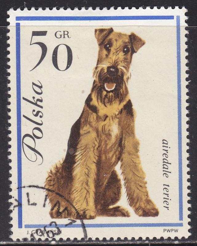 Poland 1118 Airedale Terrier 1963