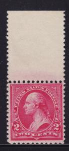 252 F-VF original gum mint never hinged nice color cv $ 375 ! see pic !