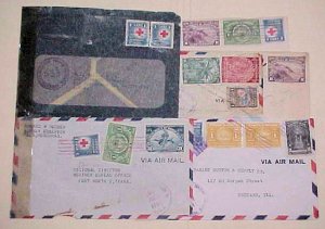 HONDURAS 7 CENSORED COVERS MOSTLY TO USA