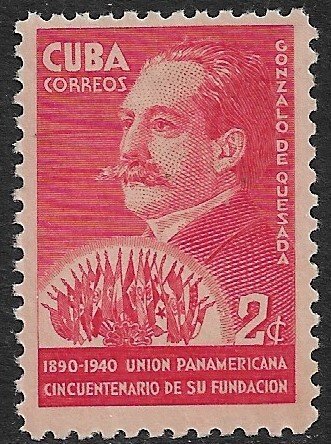 CUBA 1940 PAN AMERICAN UNION Anniversary Issue Sc 361 MH