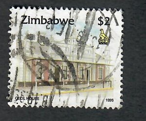 Zimbabwe #733 used single