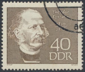 German Democratic Republic  SC# 1080  CTO  Fontane  see details & scans