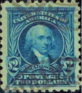 #479 – 1916-17 $2 Madison, dark blue. Used. XF