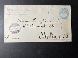 1929 El Salvador Cover San Salvador to Berlin Germany Mariano Duarte