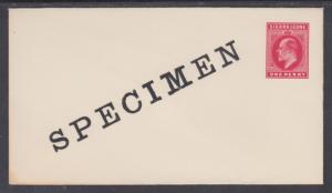 Sierra Leone H&G B3 mint 1902 1p KEVII SPECIMEN Envelope