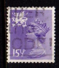 Wales - #WMMH27 Machin Queen Elizabeth II - Used