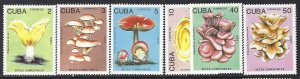 Cuba 3094-99 MNH MUSHROOMS J151