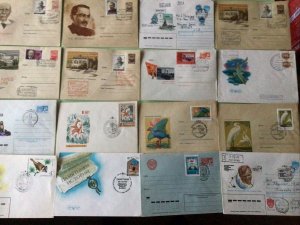 Russian Vintage Postal Covers 16 Items Ref A1236 
