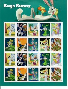U.S.#5503a Bugs Bunny 55c FE Pane of 20, MNH. O/S Ship
