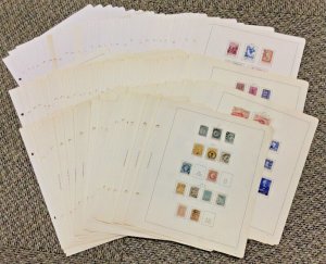 Norway Collection   1855-1997  Used  115 pages  1130+ stamps CV $5169, has a #1