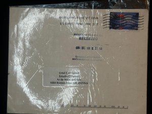 CM) 2018. UNITED STATES. ENVELOPE SENT ARGENTINA. CALIFORNIA LANDSCAPE STAMP. XF