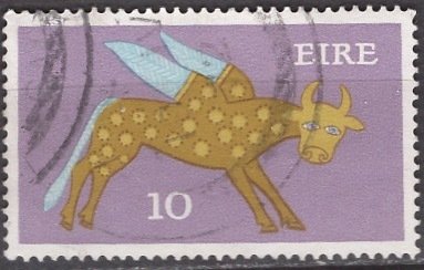 Ireland; 1971: Sc. # 302b:  Used Type II Single Stamp