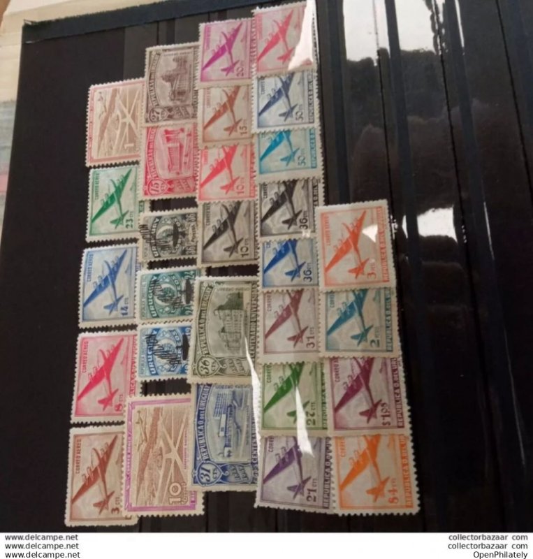 Uruguay BOB stamp collection 1920 to 1974 /* quite complete in album airmail ...