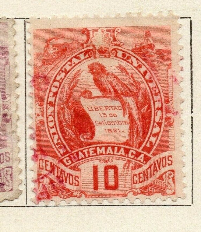 Guatemala 1886-94 Early Issue Fine Used 10c. NW-114076