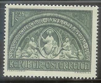 Austria: Scott #B279 Catholic Conference VF MNH