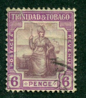 Trinidad & Tobago 1913 #6 U SCV (2018)=$8.00