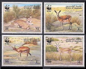 1993 Bahrain 511-14 WWF 12,00 €