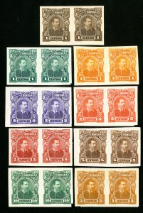 Honduras Stamps VF 9 proof pairs