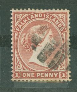 Falkland Islands #7 Used Single