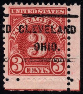 US #J82 Postage Due; Precanceled