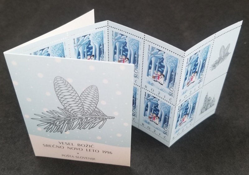 *FREE SHIP Slovenia New Year 1995 Winter Christmas Tree Musical (booklet) MNH