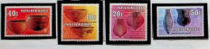 Papua New Guinea Sc 558-61 MNH SET of 1982 - Traditional Art - Pottery