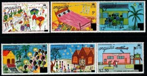 ANGUILLA SG308/13 1977 CHRISTMAS MNH