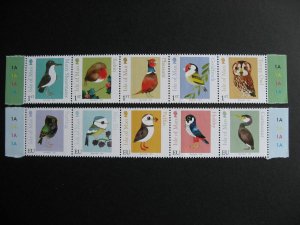 Isle of Man Birds Sc 1782-3 MNH