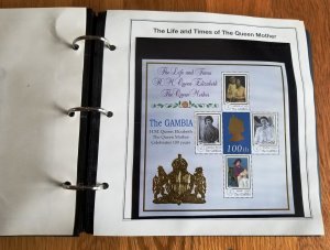 3 Albums Souvenir Sheets; Danna, Queen Elizabeth, Prince Charles and More