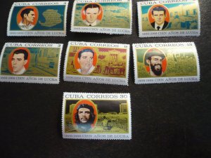 Stamps - Cuba - Scott# 1352-1364 - Mint Hinged Set of 13 Stamps