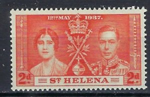 St Helena 116 MH 1937 issue (mm1129)