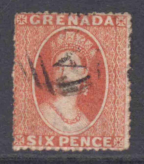 GRENADA 5A VLT CANCEL F-VF SOUND $275 SCV SPLIT WATERMARK