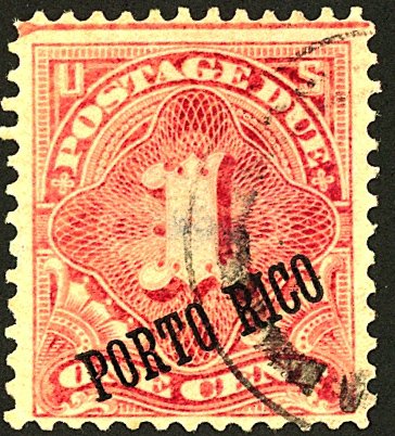 PUERTO RICO #J1 USED