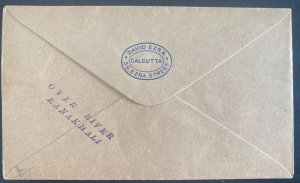 1935 India Sikkim Darbar Rocket Experiment Silver Jubilee Flight cover Signed 