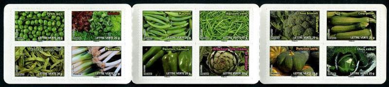 HERRICKSTAMP FRANCE Sc.# 4258-69 Vegetables  Mint NH