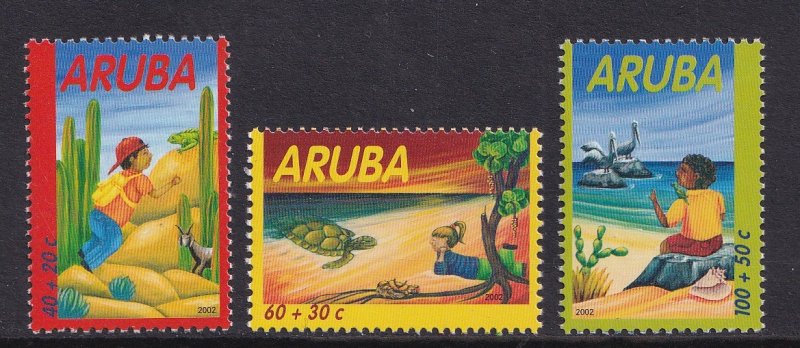 Aruba   #B67-B69  MNH   2002  child welfare