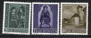 Liechtenstein # 329-31, Mint Never Hinge