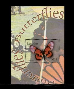 Lesotho 2004 - Butterflies - Souvenir Stamp Sheet - Scott #1355 - MNH